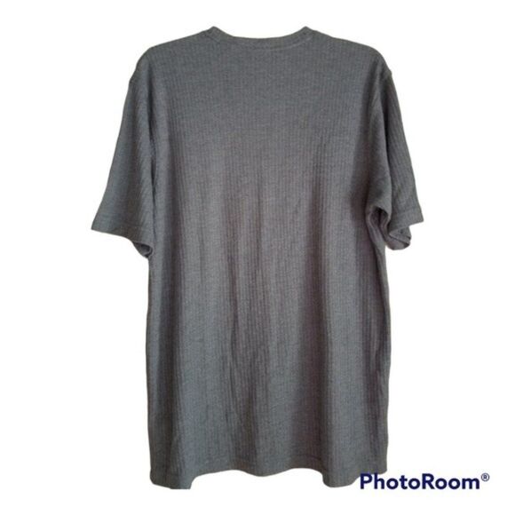 jf j. Ferrar Knit Ribbed Crewneck Dress Shirt Size Medium, Gray NWOT - Picture 3 of 7